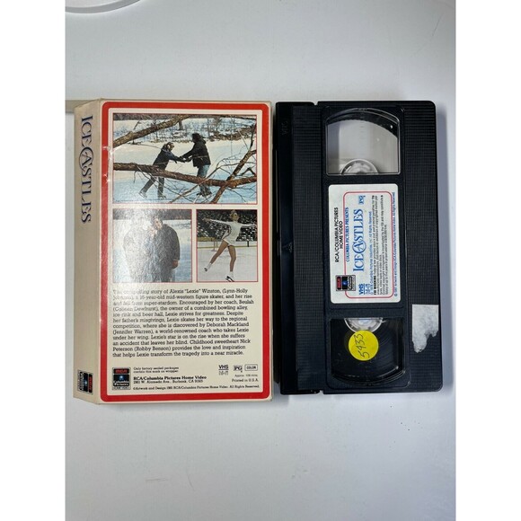 Ice Castles (VHS) Robby Benson, Colleen Dewhurst, Tom Skerritt, Rare, OOP 60018 - Picture 2 of 2